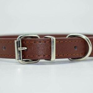Bouledogue Avenue Pour Bouli Collier en cuir