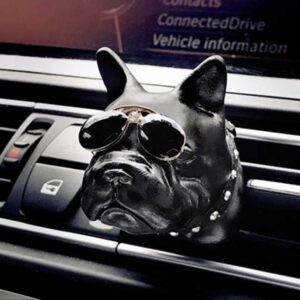 Bouledogue Avenue Noir Désodorisant Voiture Bouledogue Français