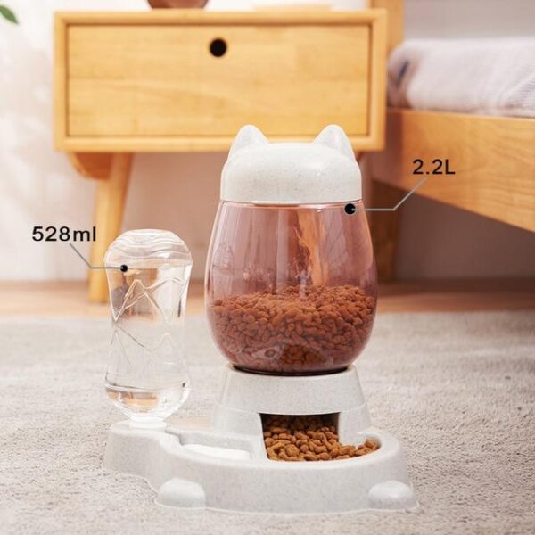 Bouledogue Avenue Pour Bouli Distributeurs automatiques d'Eau et de Nourriture - 4 L
