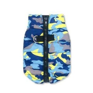 Bouledogue Avenue Pour Bouli Camouflage - Bleu / L Doudoune sans manches Waterproof - 11 coloris