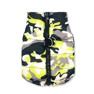 Bouledogue Avenue Pour Bouli Camouflage - Jungle / L Doudoune sans manches Waterproof - 11 coloris
