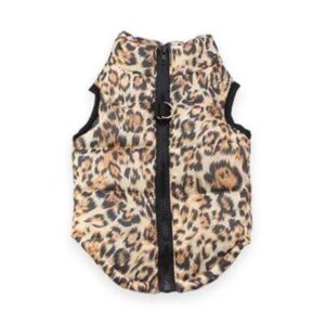 Bouledogue Avenue Pour Bouli Léopard / L Doudoune sans manches Waterproof - 11 coloris