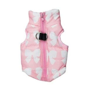 Bouledogue Avenue Pour Bouli Papillon rose / L Doudoune sans manches Waterproof - 11 coloris