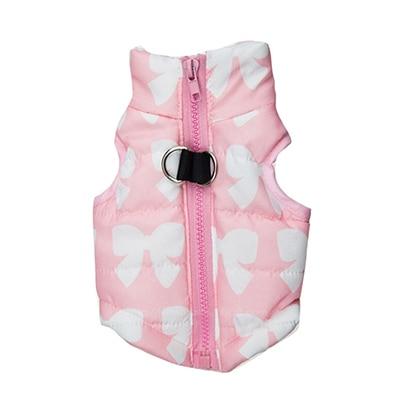 Bouledogue Avenue Pour Bouli Papillon rose / L Doudoune sans manches Waterproof - 11 coloris