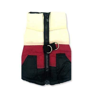Bouledogue Avenue Pour Bouli Rouge / Noir / S Doudoune sans manches Waterproof - 11 coloris