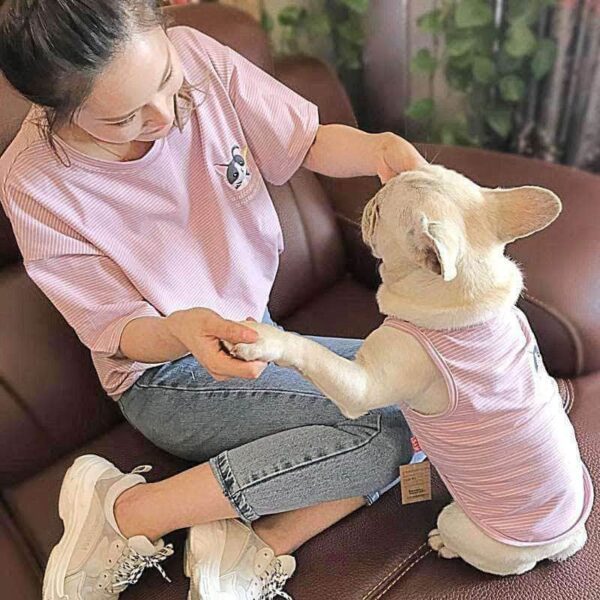 Bouledogue Avenue Ensemble Trop Mignon pour Vous et pour Lui