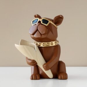 Bouledogue Avenue Pour Humains Marron Figurine Bouledogue Français