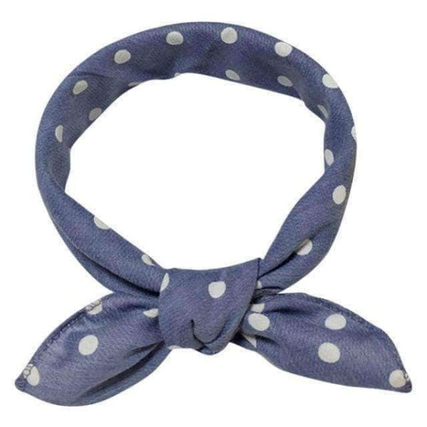 Bouledogue Avenue Pour Bouli Bleu à Pois Foulards en Coton pour Bouledogues