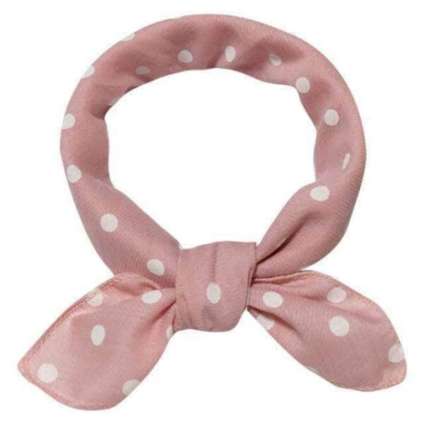 Bouledogue Avenue Pour Bouli Rose à Pois Foulards en Coton pour Bouledogues