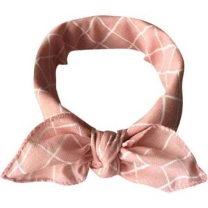 Bouledogue Avenue Pour Bouli Rose Clair Foulards en Coton pour Bouledogues