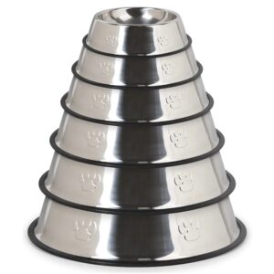 Gamelle - Bol en Acier Inoxydable pour chiens et chats Pour Bouli