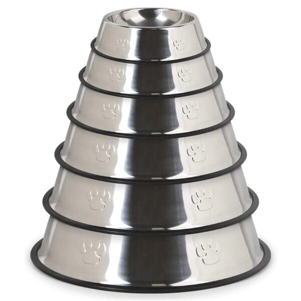 Gamelle - Bol en Acier Inoxydable pour chiens et chats Pour Bouli