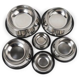 Gamelle - Bol en Acier Inoxydable pour chiens et chats Pour Bouli