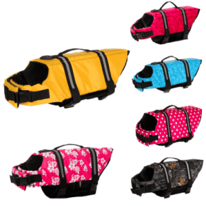 Bouledogue Avenue Gilet de sauvetage pour chien - 11 couleurs