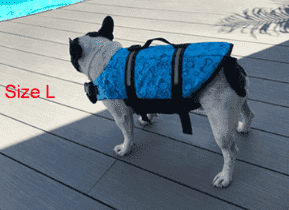 Bouledogue Avenue Gilet de sauvetage pour chien - 11 couleurs