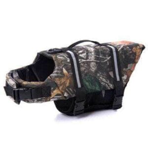 Bouledogue Avenue Camouflage Profond / XXS Gilet de sauvetage pour chien - 11 couleurs
