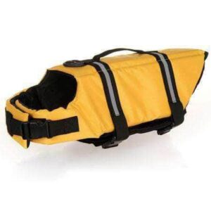 Bouledogue Avenue Jaune / XXS Gilet de sauvetage pour chien - 11 couleurs