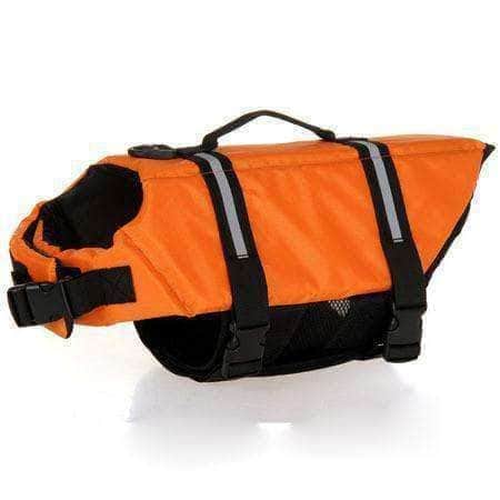 Bouledogue Avenue Orange / XXS Gilet de sauvetage pour chien - 11 couleurs