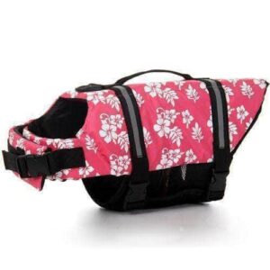Bouledogue Avenue Rose Fleurs / XXS Gilet de sauvetage pour chien - 11 couleurs