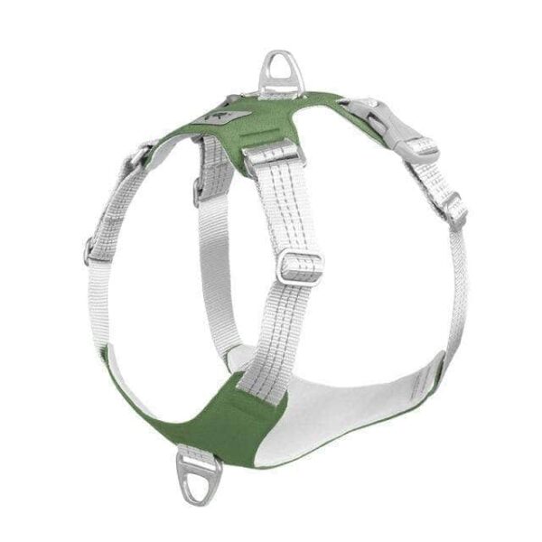 Bouledogue Avenue Pour Bouli Vert militaire / L Harnais Bouledogue Français Gilet De Poitrine Réfléchissant