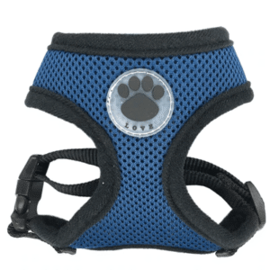 Bouledogue Avenue Pour Bouli Bleu fonce / XS Harnais Respirant Souple - Patte de Chien