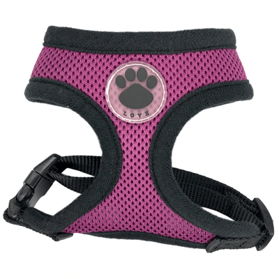 Bouledogue Avenue Pour Bouli Violet / XS Harnais Respirant Souple - Patte de Chien