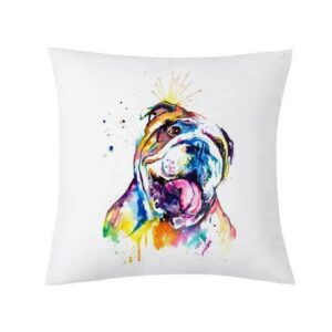 Bouledogue Avenue Pour Humains 45 x 45 cm / 3 Housse de coussin - Bouledogue Français