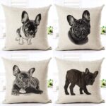 Bouledogue Avenue Pour Humains Housse de coussin - Bouledogue Français