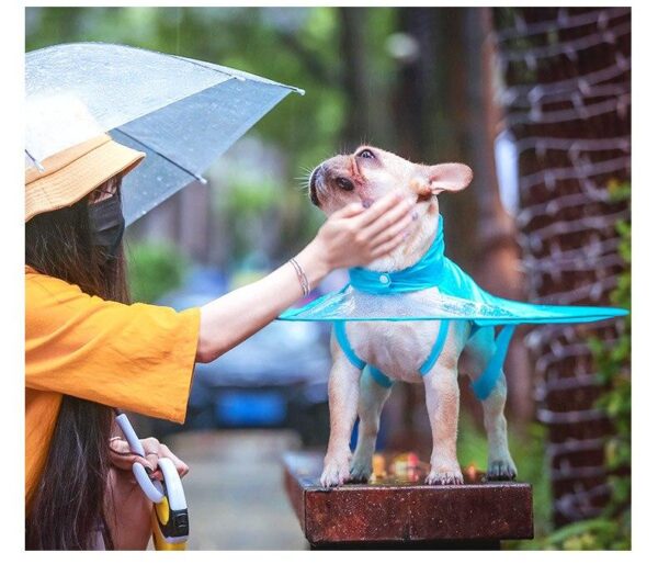 Bouledogue Avenue Imperméable Parapluie pour Chien