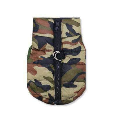 Bouledogue Avenue A / L Imperméable Style Camouflage Pour Chien