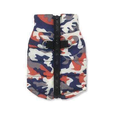 Bouledogue Avenue F / L Imperméable Style Camouflage Pour Chien