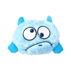 Bouledogue Avenue Pour Bouli Monstre bleu ciel Jouet en Peluche - Vibre et fait du bruit