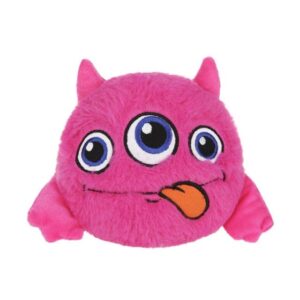 Bouledogue Avenue Pour Bouli Monstre Rose Jouet en Peluche - Vibre et fait du bruit