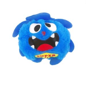 Bouledogue Avenue Pour Bouli Super Blue Jouet en Peluche - Vibre et fait du bruit