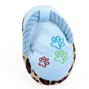 Bouledogue Avenue Pour Bouli Bleu Jouet Grosse Tong en Peluche