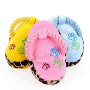 Bouledogue Avenue Pour Bouli Jouet Grosse Tong en Peluche