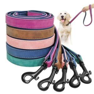 Bouledogue Avenue Pour Bouli Laisse en cuir de qualité supérieure - 1m20