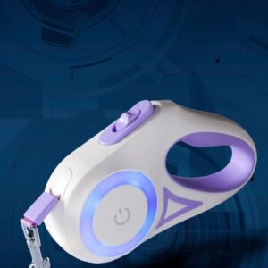 Laisse Rétractable Automatique avec LED – Promenades Sécurisées pour Bouledogue Français Dog Supplies