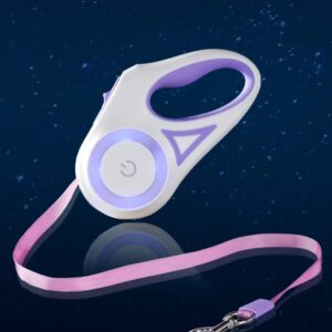 Laisse Rétractable Automatique avec LED – Promenades Sécurisées pour Bouledogue Français Dog Supplies