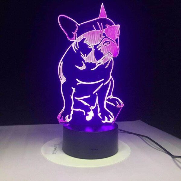 Bouledogue Avenue Pour Humains Lampe LED - Lunettes de soleil