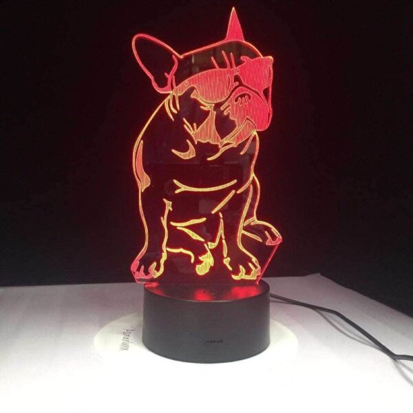 Bouledogue Avenue Pour Humains Lampe LED - Lunettes de soleil