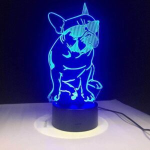 Bouledogue Avenue Pour Humains Lampe LED - Lunettes de soleil