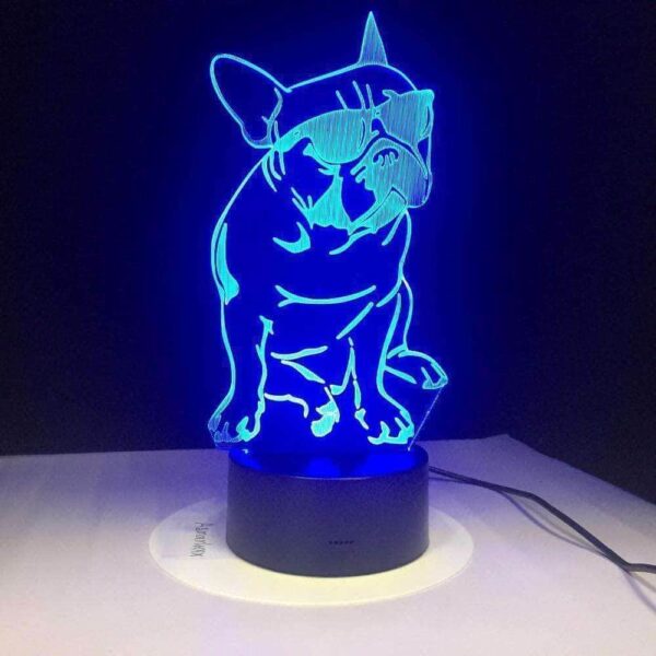 Bouledogue Avenue Pour Humains Lampe LED - Lunettes de soleil