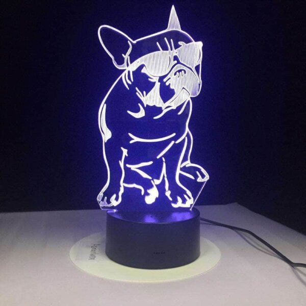 Bouledogue Avenue Pour Humains Lampe LED - Lunettes de soleil