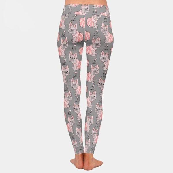 Bouledogue Avenue Leggings Femme Décor Bouledogue Français