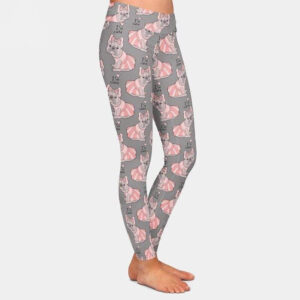 Bouledogue Avenue Leggings Femme Décor Bouledogue Français