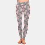 Bouledogue Avenue Leggings Femme Décor Bouledogue Français