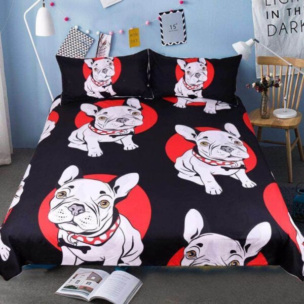 Bouledogue Avenue Pour Humains Linge de lit - Bouledogue français