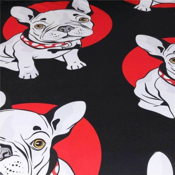 Bouledogue Avenue Pour Humains Linge de lit - Bouledogue français