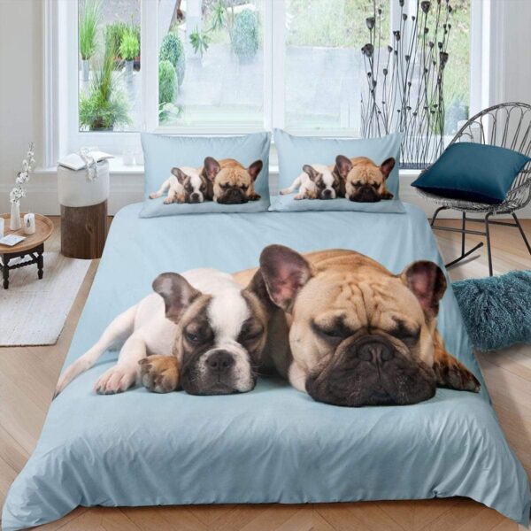 Bouledogue Avenue Pour Humains Linge de lit - Bouledogue français